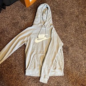 Women’s size small, nike hoodie, light blue